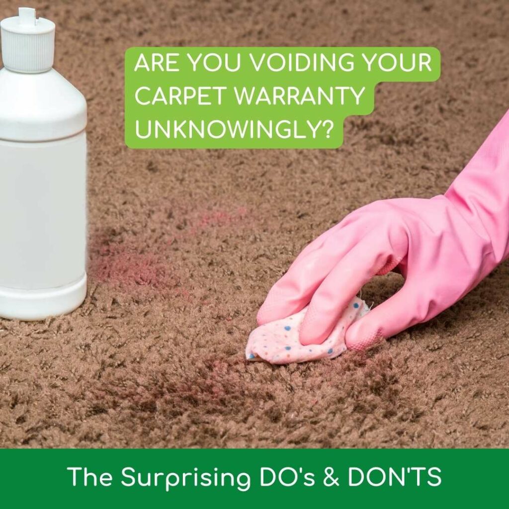 Carpet Warranty Do & Donts